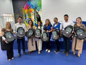 Mais de 200 agentes de saúde e de endemias recebem novos kits de trabalho em Valparaíso