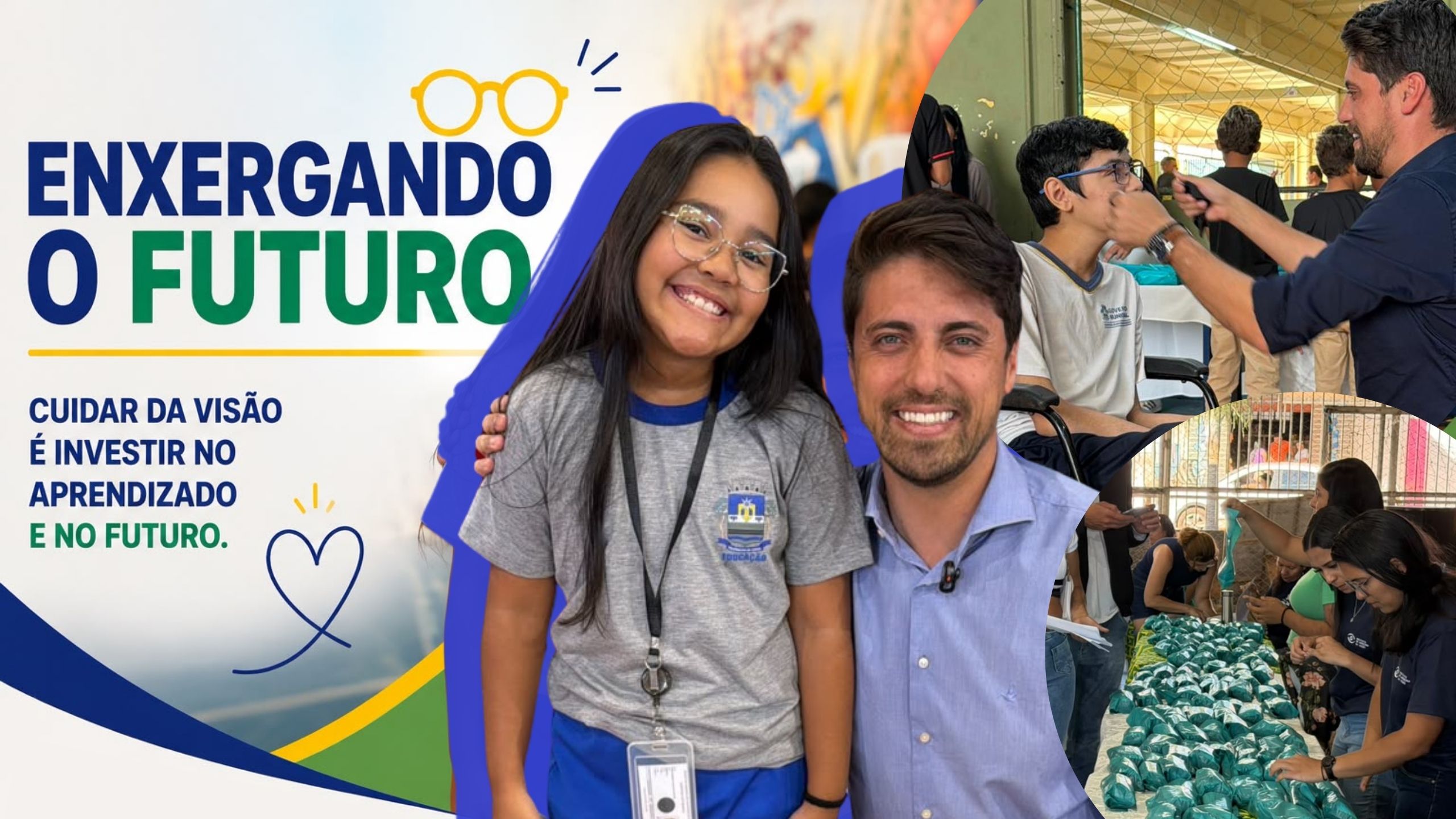 Enxergando o Futuro caminha para a marca de 5 mil óculos entregues a estudantes da rede municipal